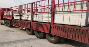 湘潭 白麻荔枝面外墙干挂，工厂装车日常