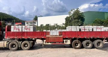 湘潭 芝麻灰花岗岩地铺石出货日常