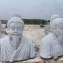 湘潭 白麻花岗岩石材人物立体雕刻
