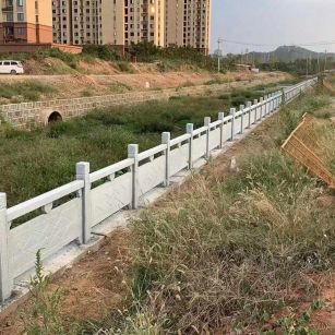 湘潭 白麻河道栏杆效果展示图