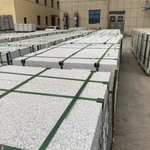 湘潭 白麻花岗岩5.0公分荔枝面地铺石