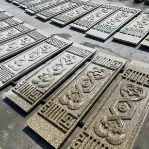 湘潭 黄金麻花岗岩外墙雕刻板