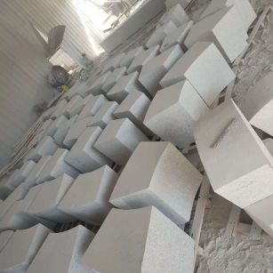 湘潭 白麻花岗岩异形坐凳