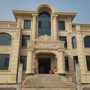 湘潭 黄金麻花岗岩别墅外墙干挂