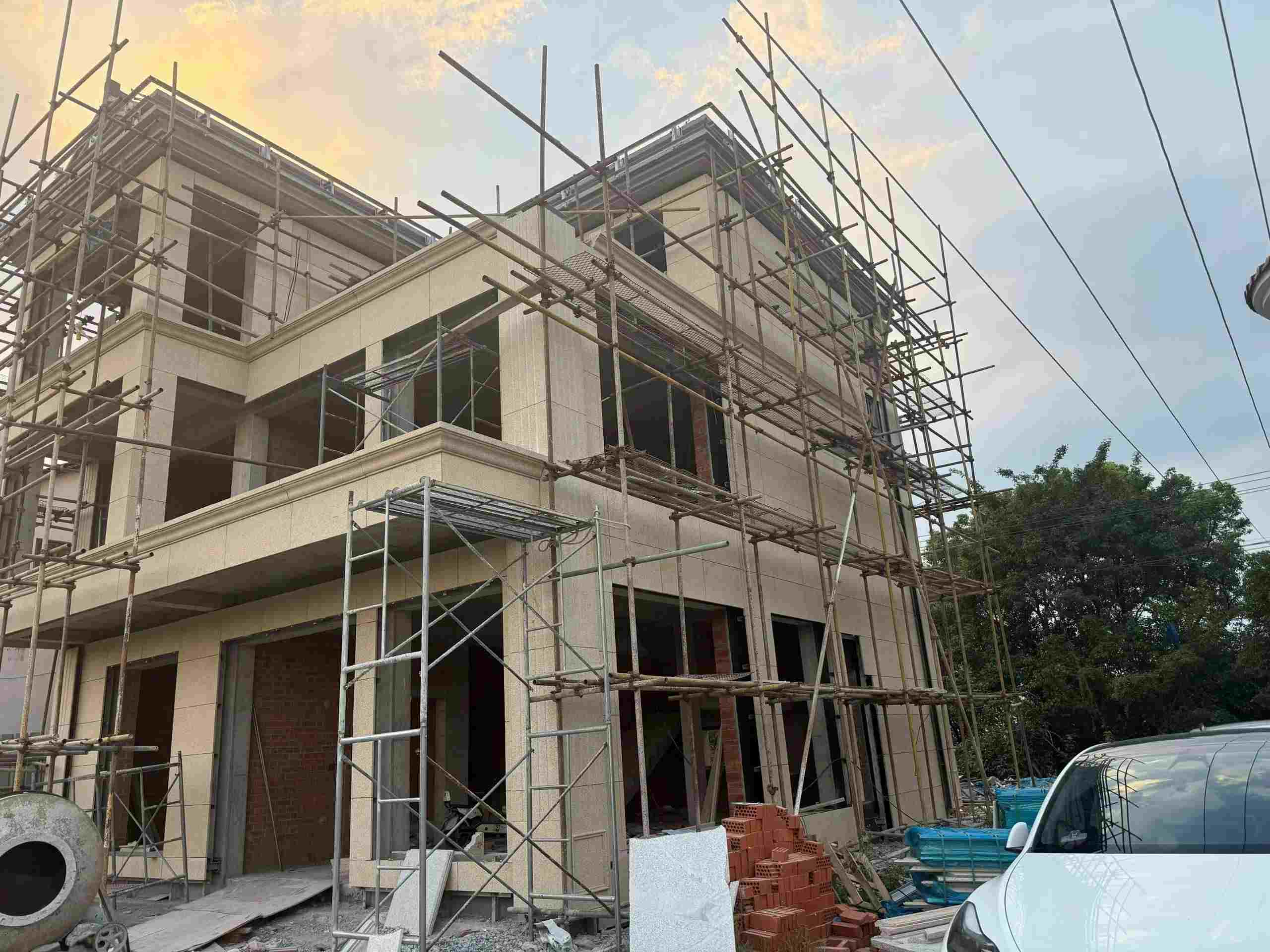 湘潭 黄金麻荔枝面花岗岩外墙干挂