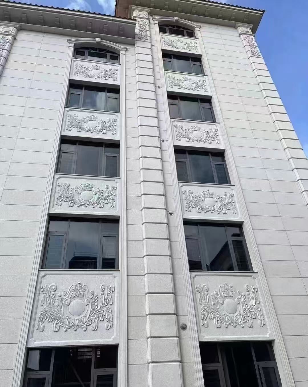 湘潭 白麻荔枝面花岗岩别墅外墙干挂