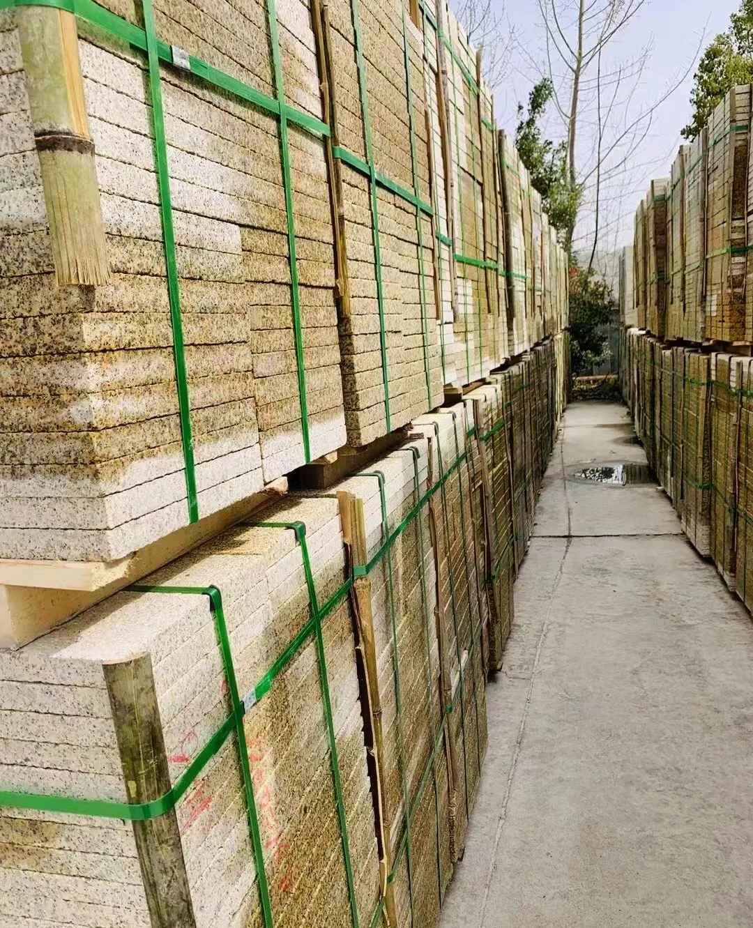 湘潭 黄金麻花岗岩荔枝面地铺石