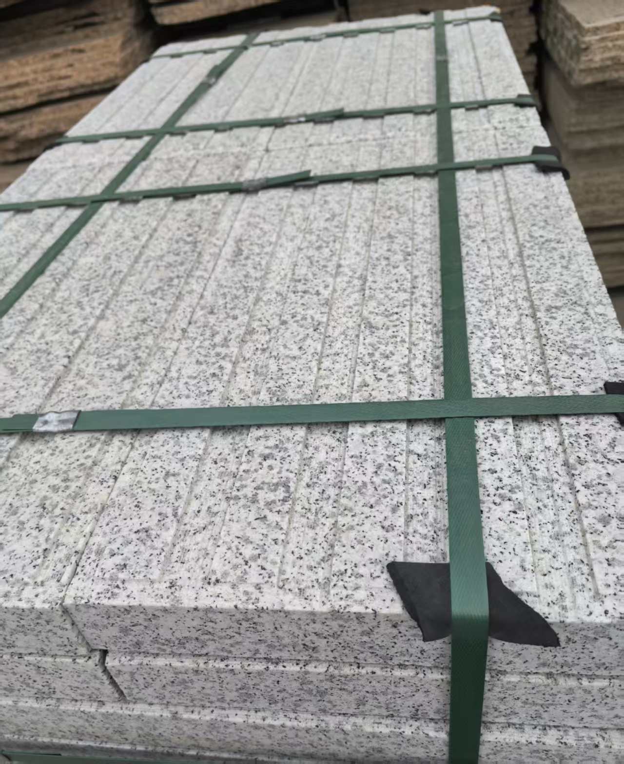 湘潭 白麻花岗岩直行盲道石，盲条，地铺石