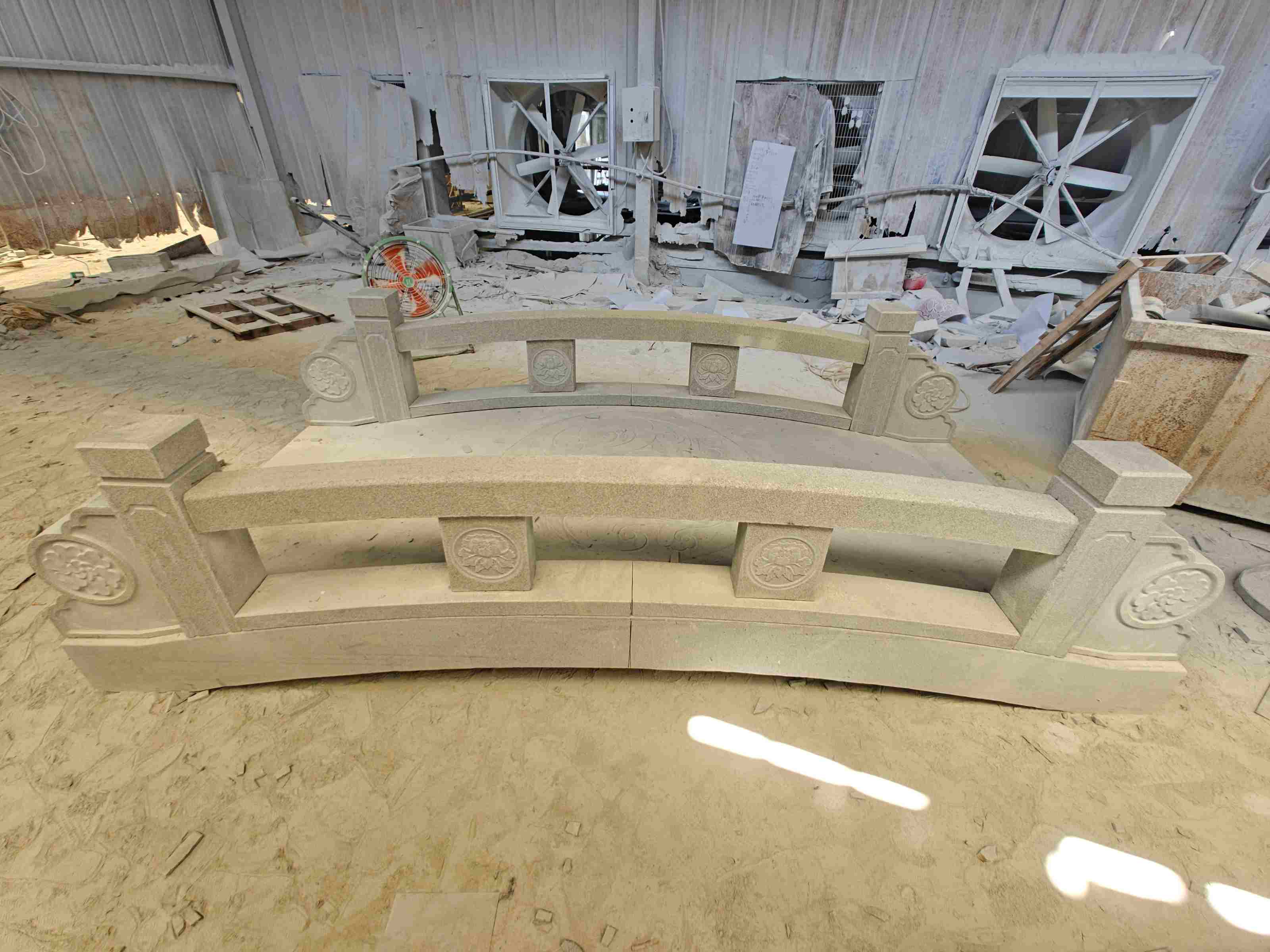 湘潭 芝麻灰花岗岩异形加工-拱桥，石桥