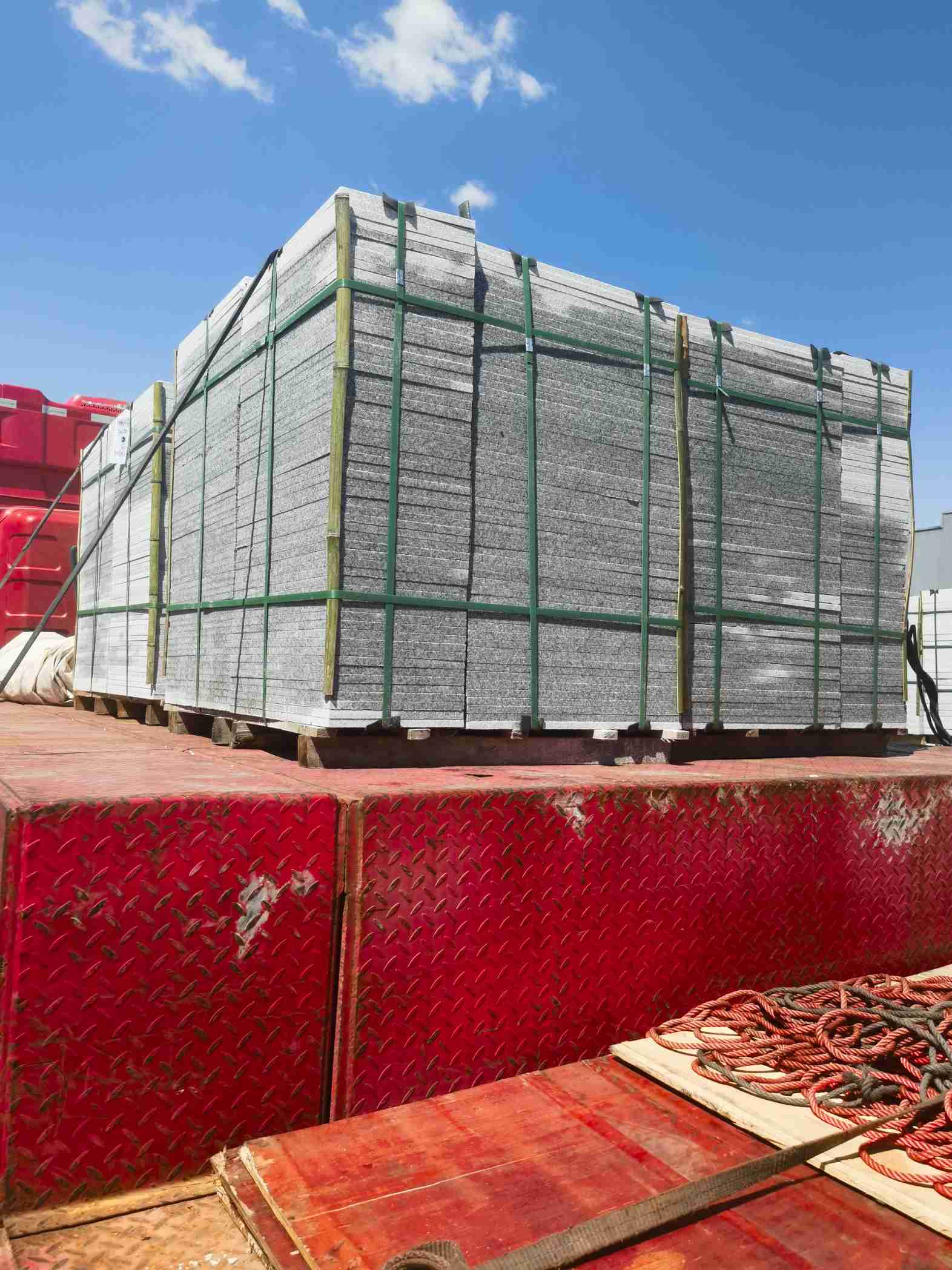 湘潭 芝麻白火烧规格板地铺石300*600/600*600