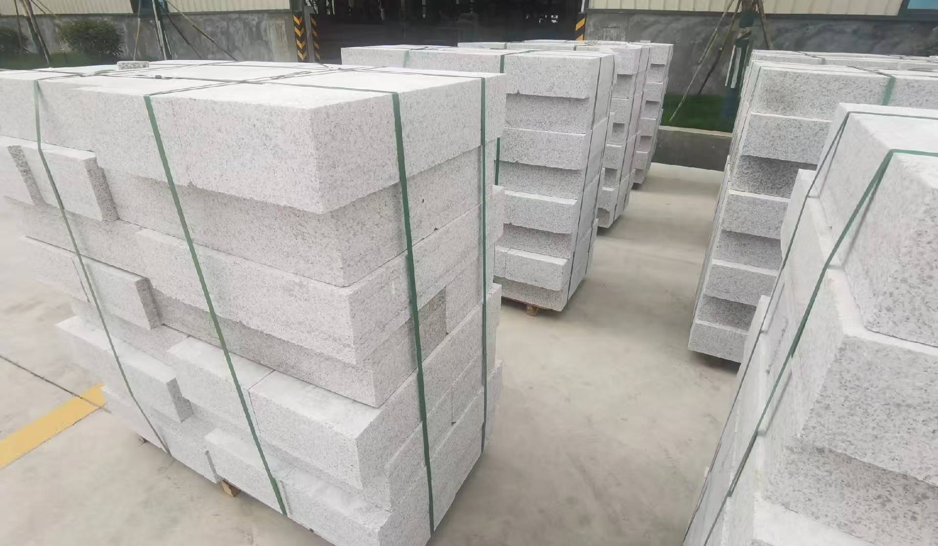 湘潭 白麻花岗岩路沿石，立缘石，平缘石，路牙石，道牙石，马路牙子等