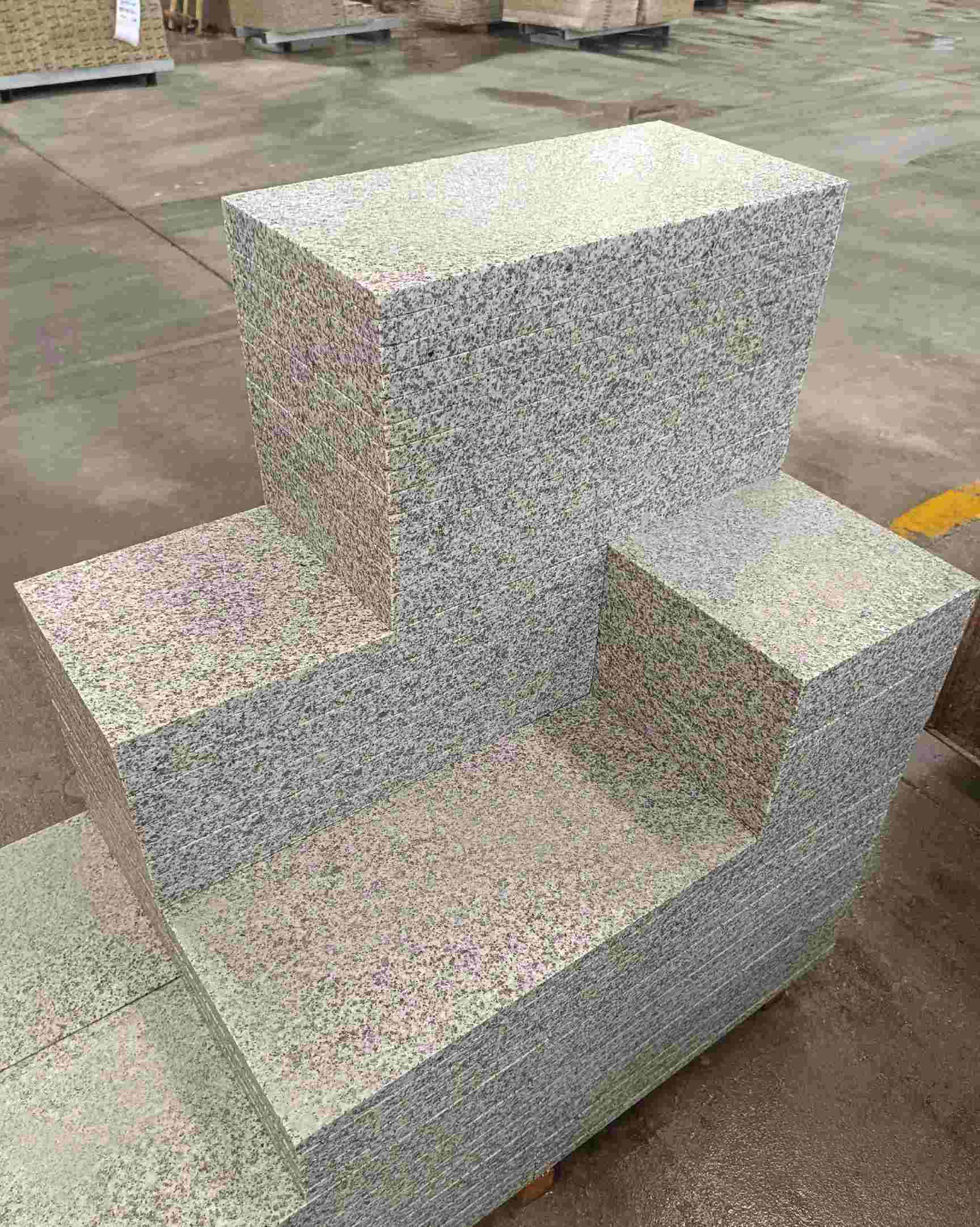 湘潭 白麻花岗岩荔枝面地铺石