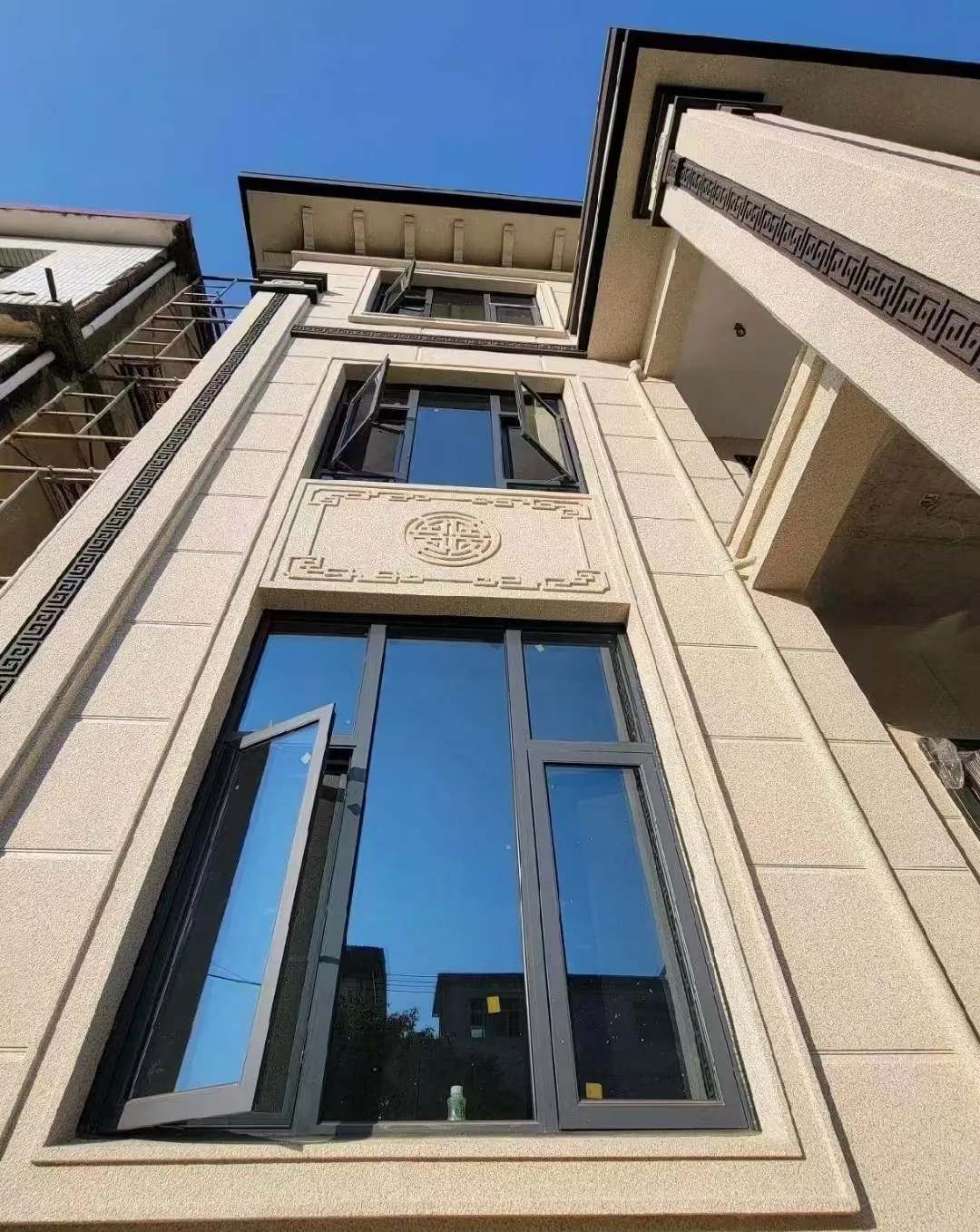 湘潭 黄金麻荔枝面别墅外墙干挂效果展示